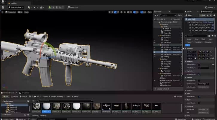 Overview 3D models
